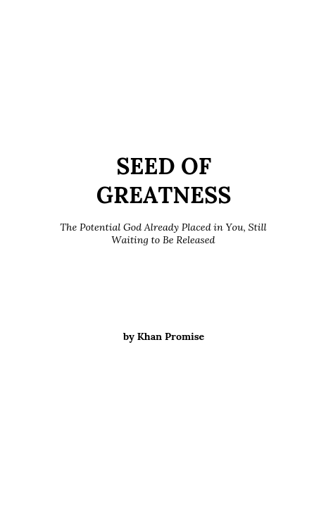 Seed of Greatness preview