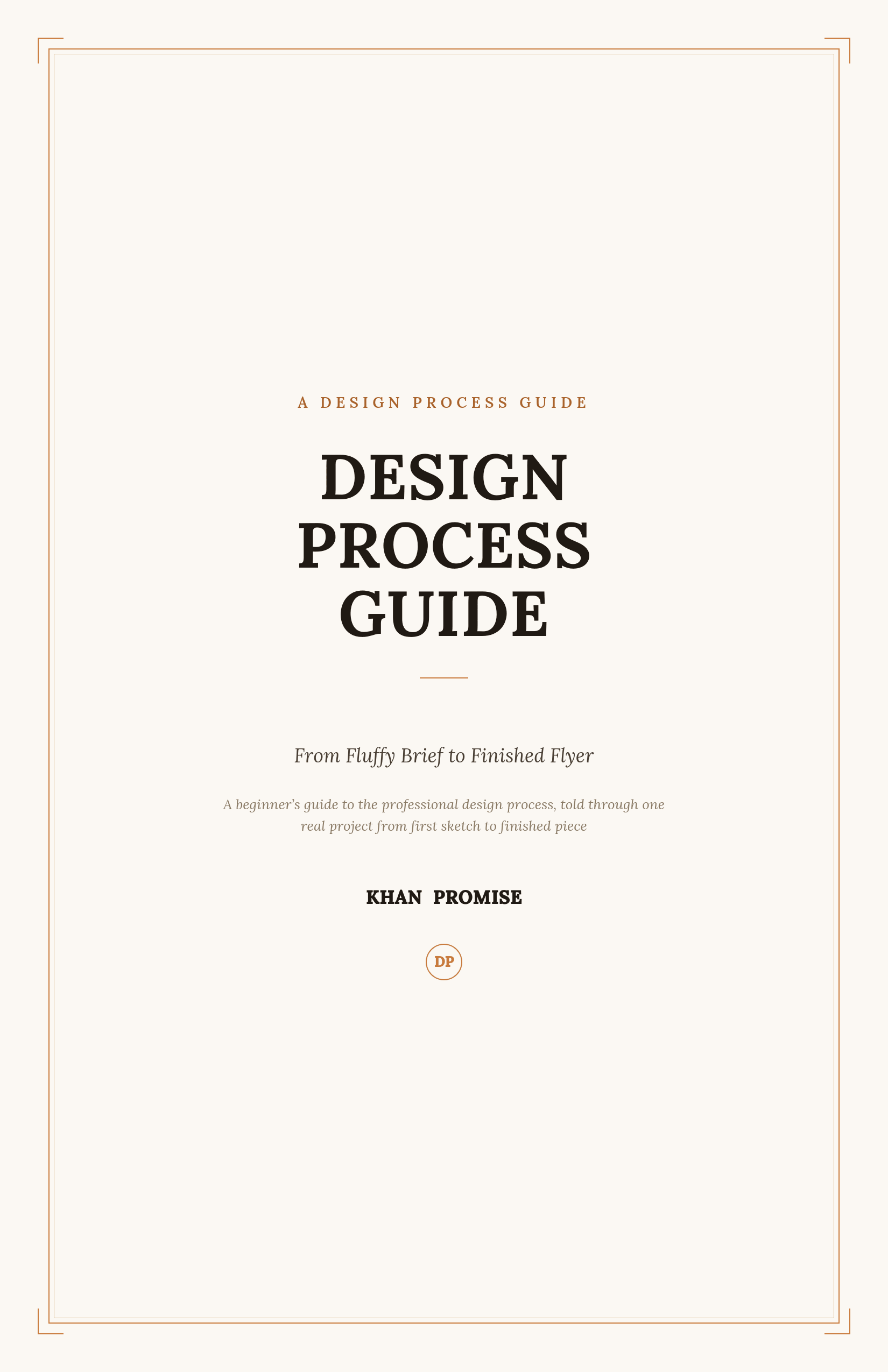 DESIGN PROCESS GUIDE cover