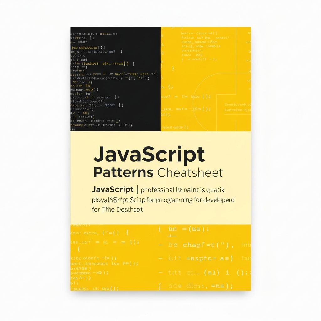 JavaScript Patterns Cheatsheet cover