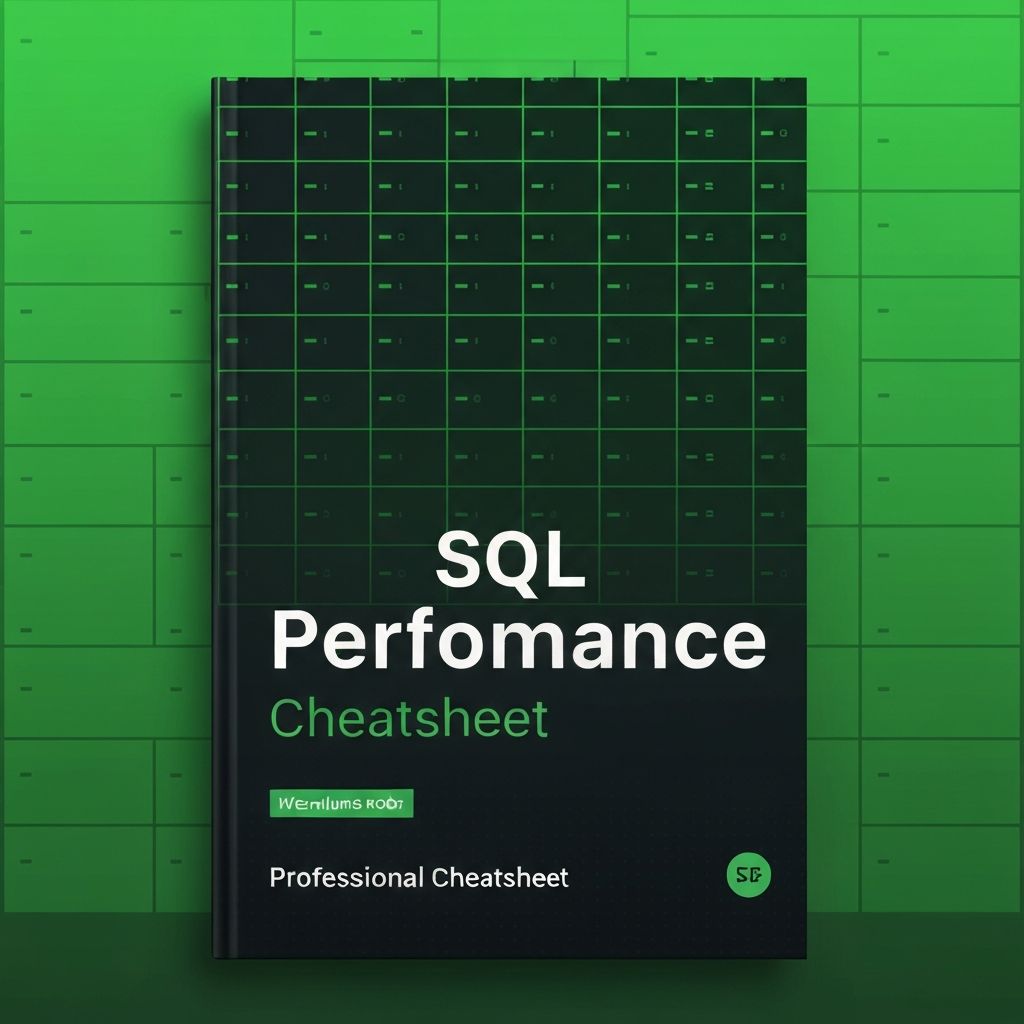SQL Performance Cheatsheet cover
